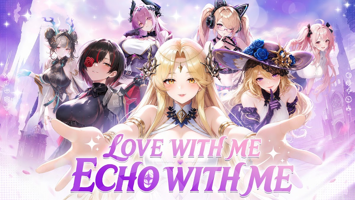 Girls Echo key art with the main cast
